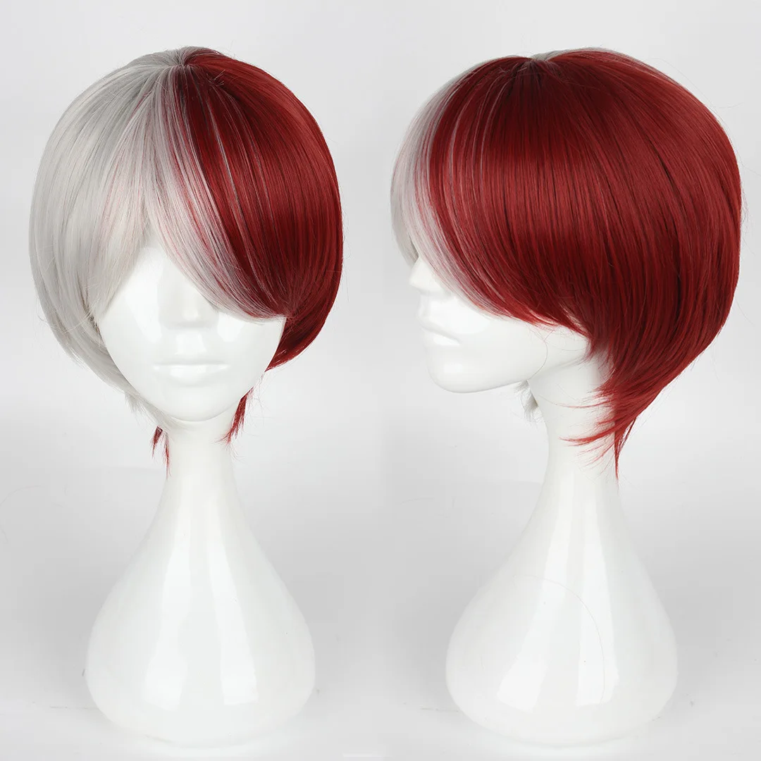 

2019 new Anime Boku no Hero Academia TODOROKI SHOTO Wig My Hero Academia Short Hair Wigs