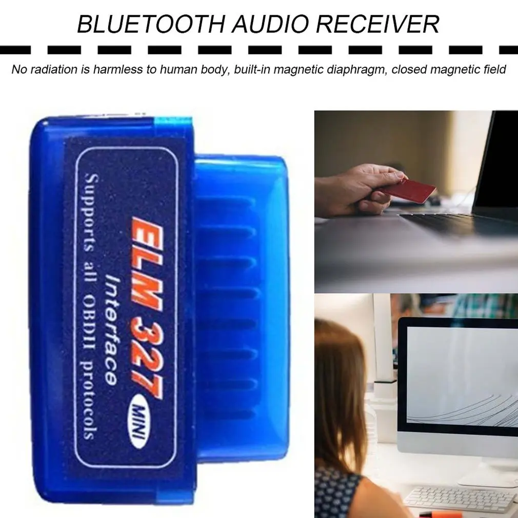 Супер Мини ELM327 V2.1 интерфейс код ридер OBD2 автомобиля диагностический инструмент