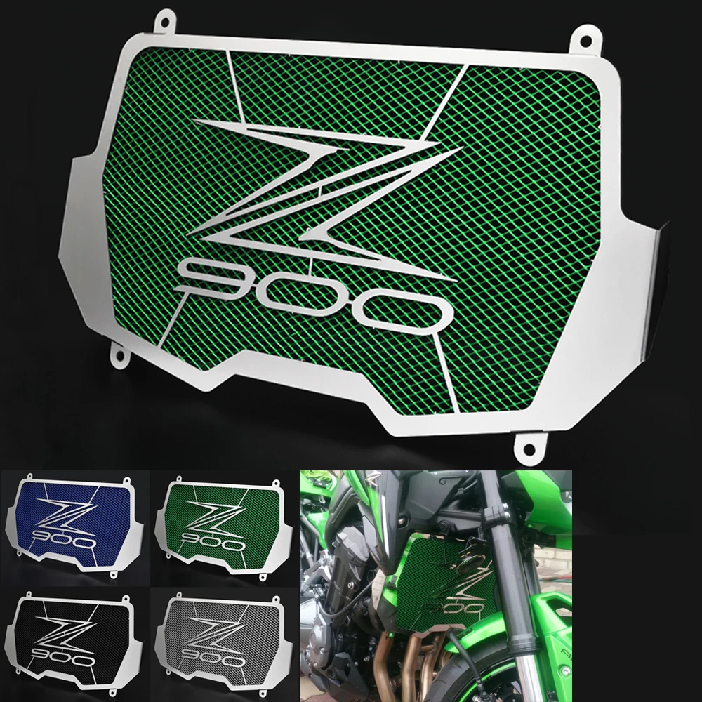 Защита радиатора для Kawasaki Z900 2017 2021 Крышки Радиатора Z 900 решетка 2020 2019 2018|Накладки