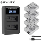 Palo 4 шт. LP-E8 батарея для камеры LP E8 + LPE8 USB умное зарядное устройство для Canon EOS 550D 600D 650D 700D X4 X5 X6i X7i T2i T3i