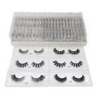 Хорошее 1 пара 3D натуральные густые накладные ресницы Мягкая и пушистая ручной ресницы драматического высокое качество макияж Красота Расширение Инструмент