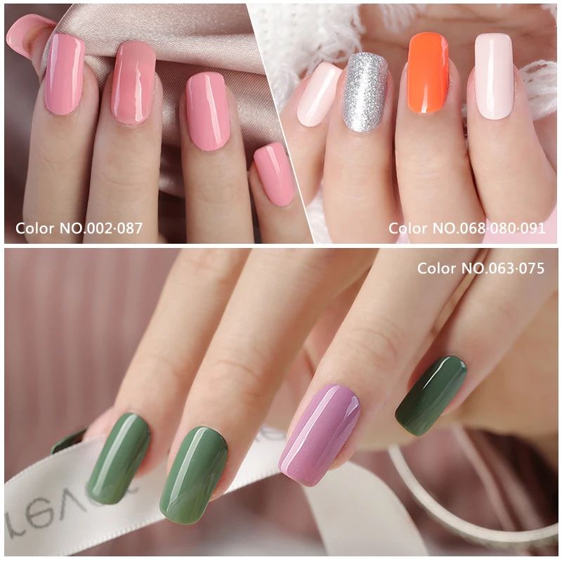 MSHING99 УФ-гель для ногтей чистый Color49-54 6 шт./лот гибридные лаки для ногтей маникюр постоянного эмали гель для дизайна ногтей УФ Цвета