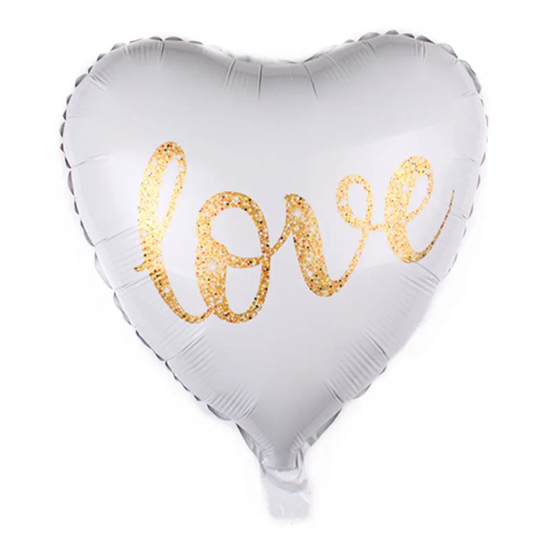1 шт 18 дюймов в форме сердца I Love You фольгированные шары сердце Свадьба День святого Валентина гелиевый воздушный шар Globos вечерние украшения