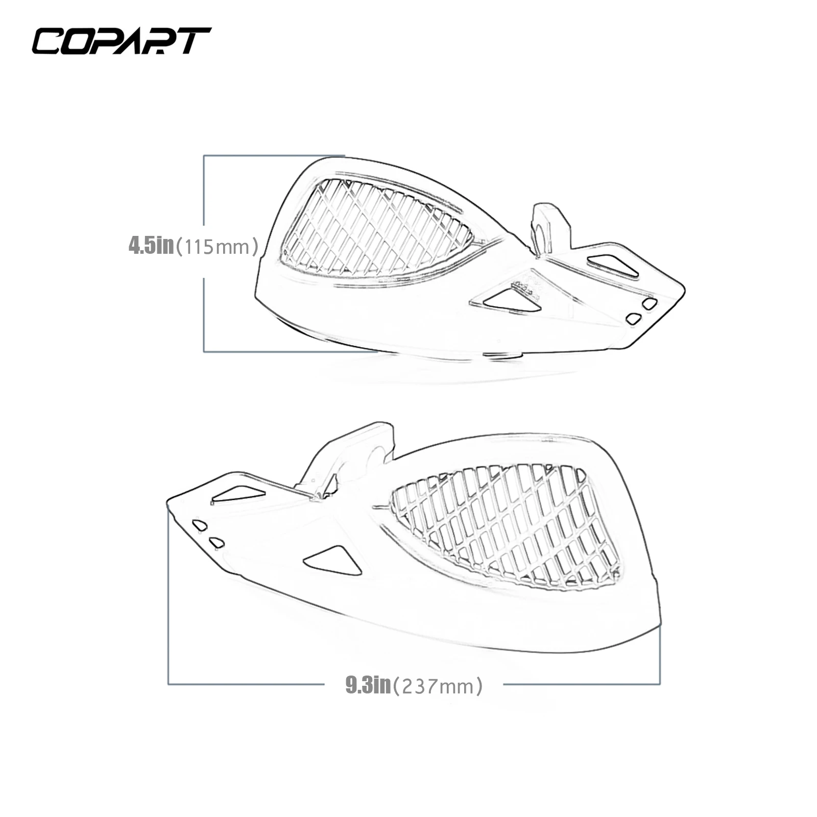 Защита на руль мотоцикла защитная накладка для Kawasaki Suzuki Honda Yamaha BMW SX EXC XCW SMR