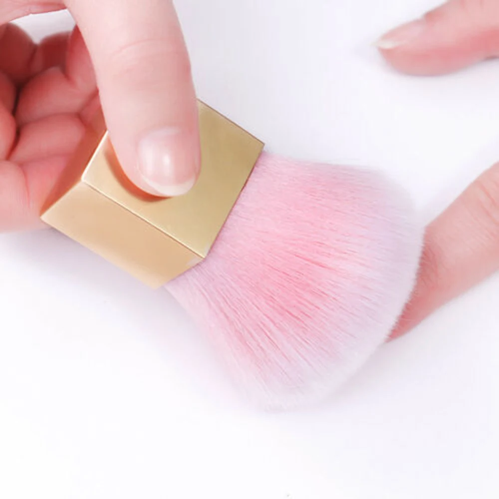 НОВАЯ щетка для смахивания пыли с ногтей квадратная ручка щеточка чистки