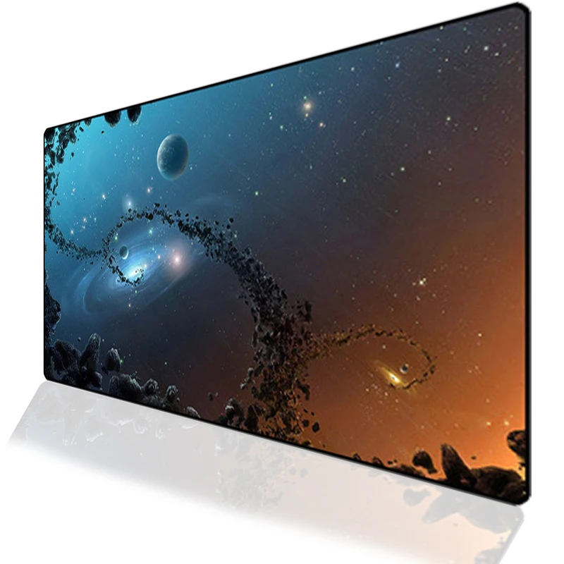 Нескользящий большой прямоугольный коврик для мышки ноутбука игровой из