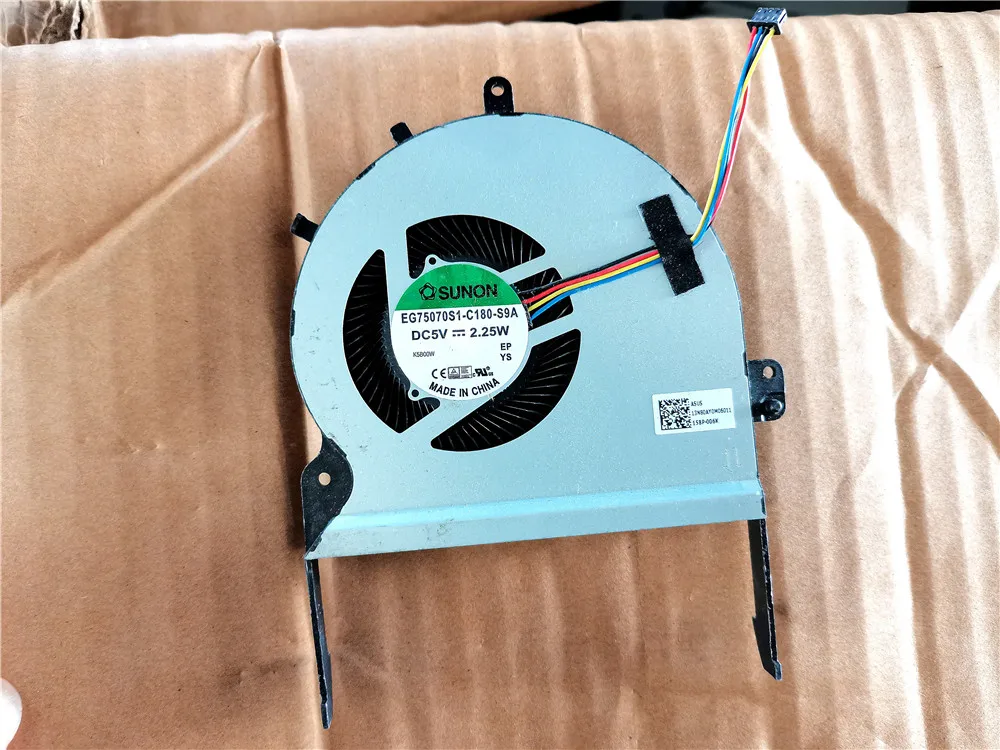 

Laptop CPU Cooling Fan EG75070S1-C180-S9A for Asus N752 N752V N752VX N752VW