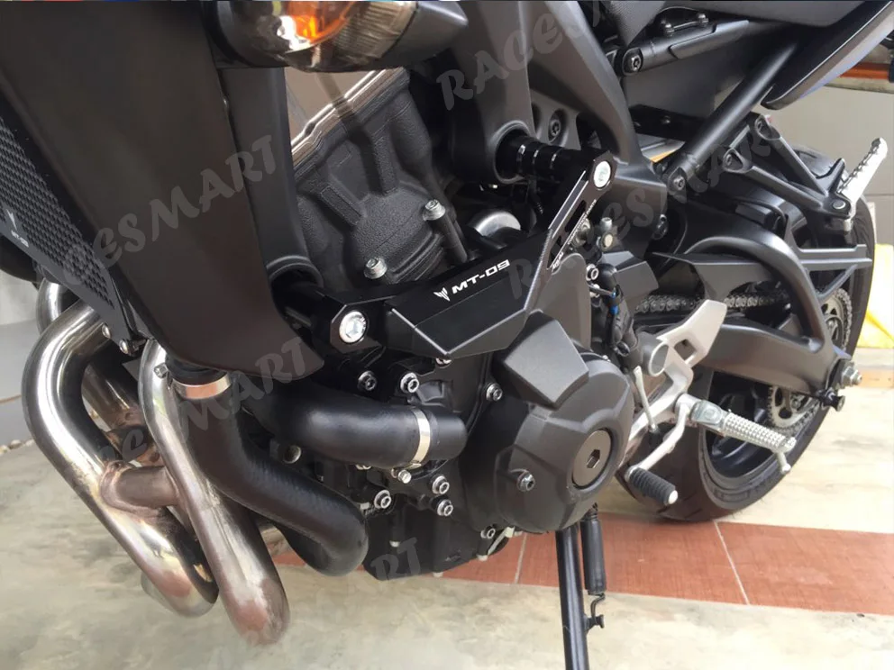 1 комплект двигателя аварии насыпи тормозные колодки для YAMAHA MT 09- слайдер протектор MT09 MT 09 MT-09 FZ 09 FZ09 FZ-09 14, 15, 16, 17