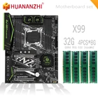 HUANANZHI x99 материнская плата с 4 шт. x 8 ГБ = 32 Гб 2666 МГц DDR4 память ECC REG lga2011-3