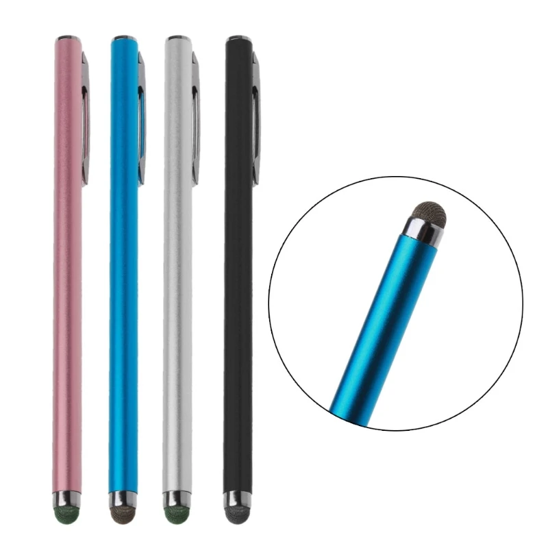 

Portable Cloth Head Stylus Touch Screen Digital Pen for Smartphones Tablet W0YE