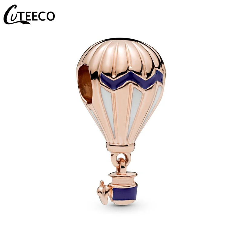 Новинка 2019 эмалированные бусины шармы CUTEECO для путешествий с воздушным шаром