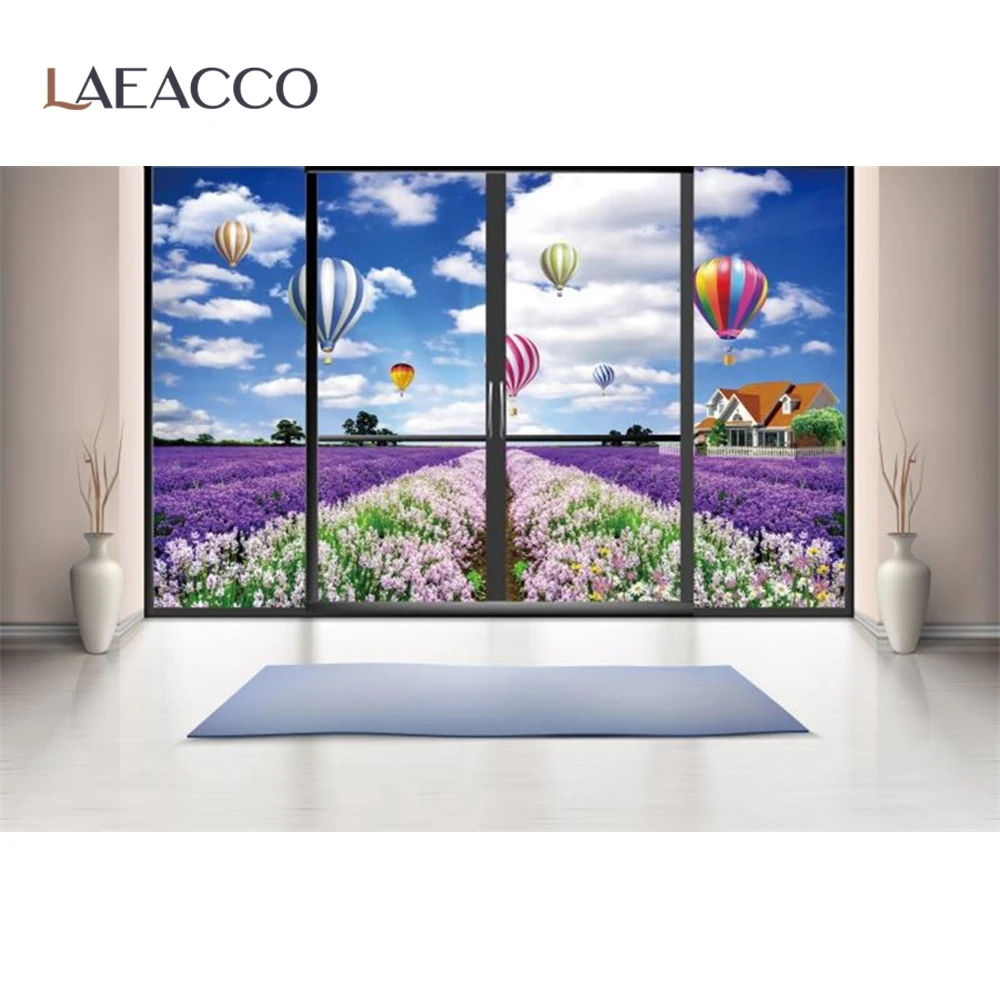 Laeacco весенние цветы окно зеленое дерево фотографии фоны сельская природа