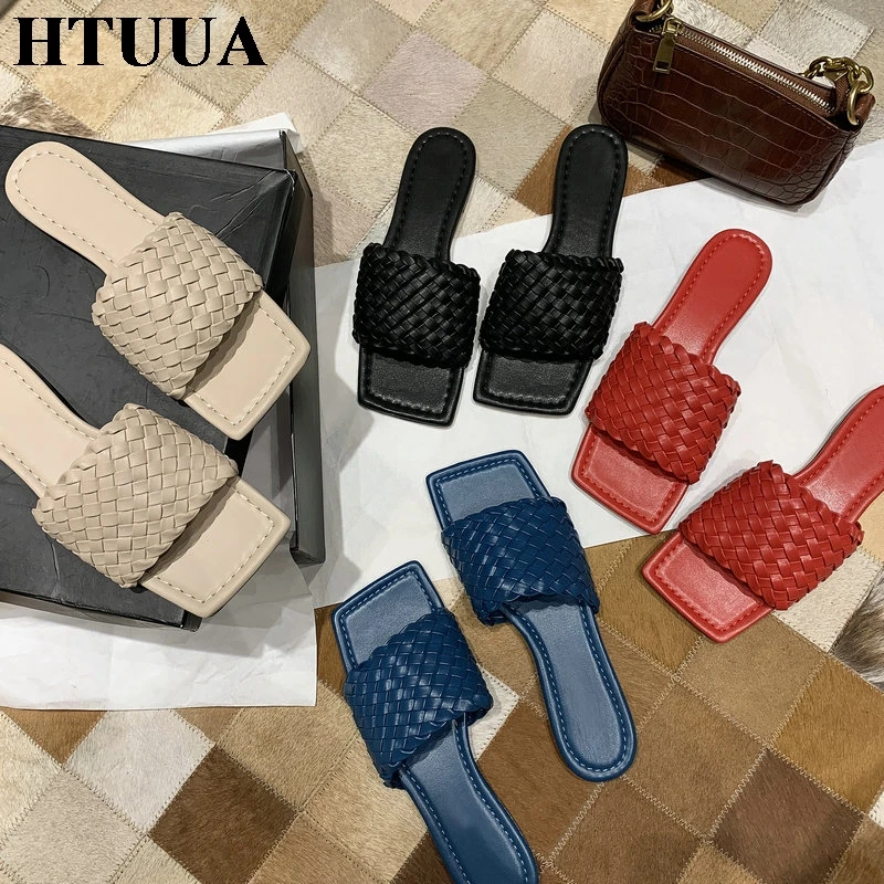 HTUUA/Новинка 2020 года Летние женские шлепанцы Модные прозрачные без задника на