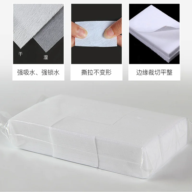 100/500/1000 шт. салфетки для снятия лака ногтей|Жидкость лака| |