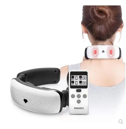 

HANRIVER Cervical spine massager neck shoulder neck household multi-function kneading massage pillow electric heating apparatus