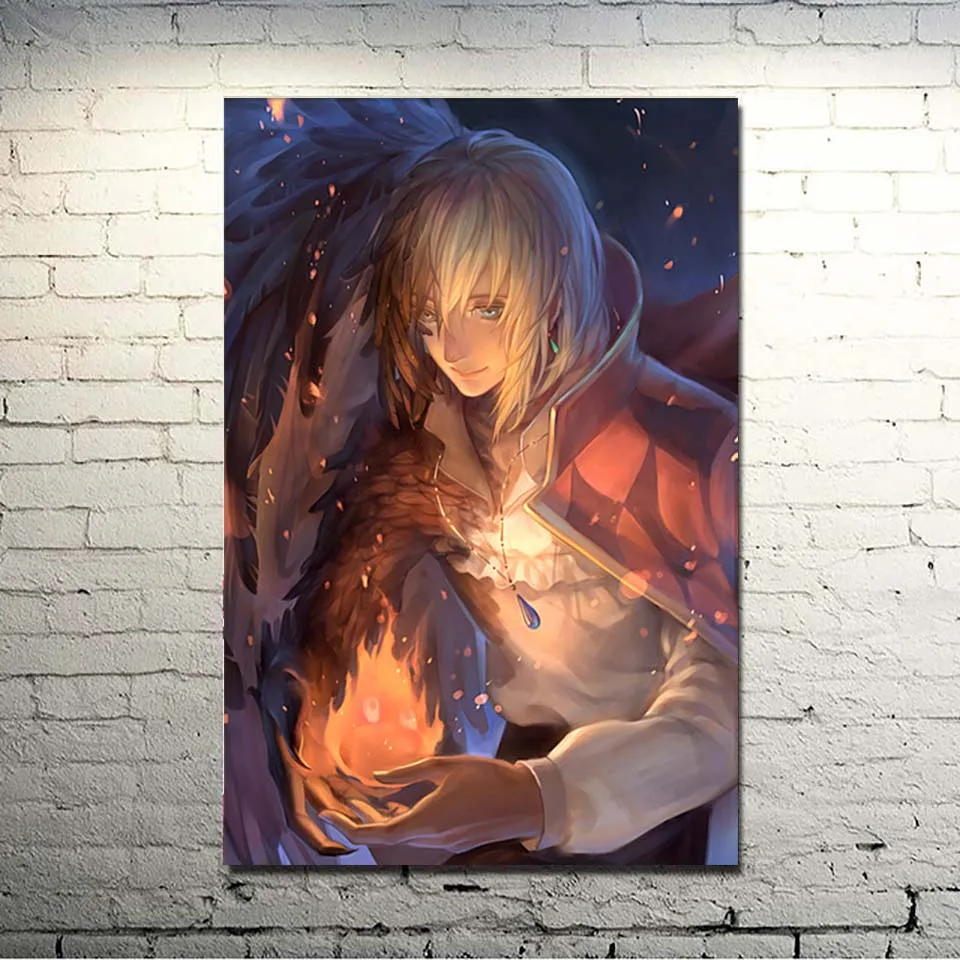 Картина в скандинавском стиле домашний декор холст Howl No Ugoku Shiro движущийся замок