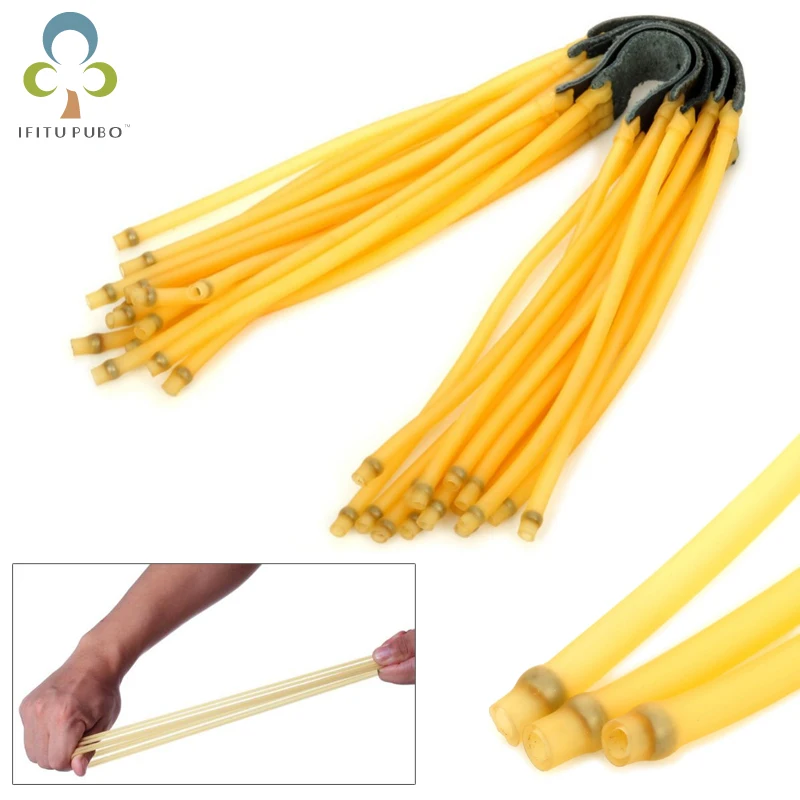 6 шт./лот Рогатка эластичная резиновая лента для рогатки охотничья катапульта