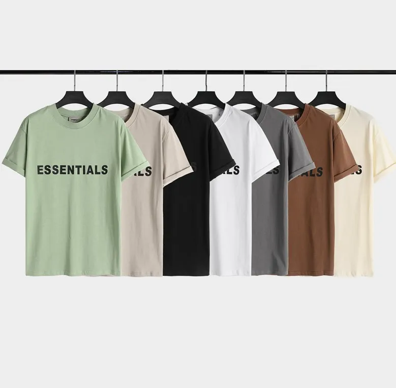 

New Summer Men's and Women's T-Shirt 100% Cotton Style Tops High Street Round Neck Men's Kanye 1:1 Sweatshirt High Quality