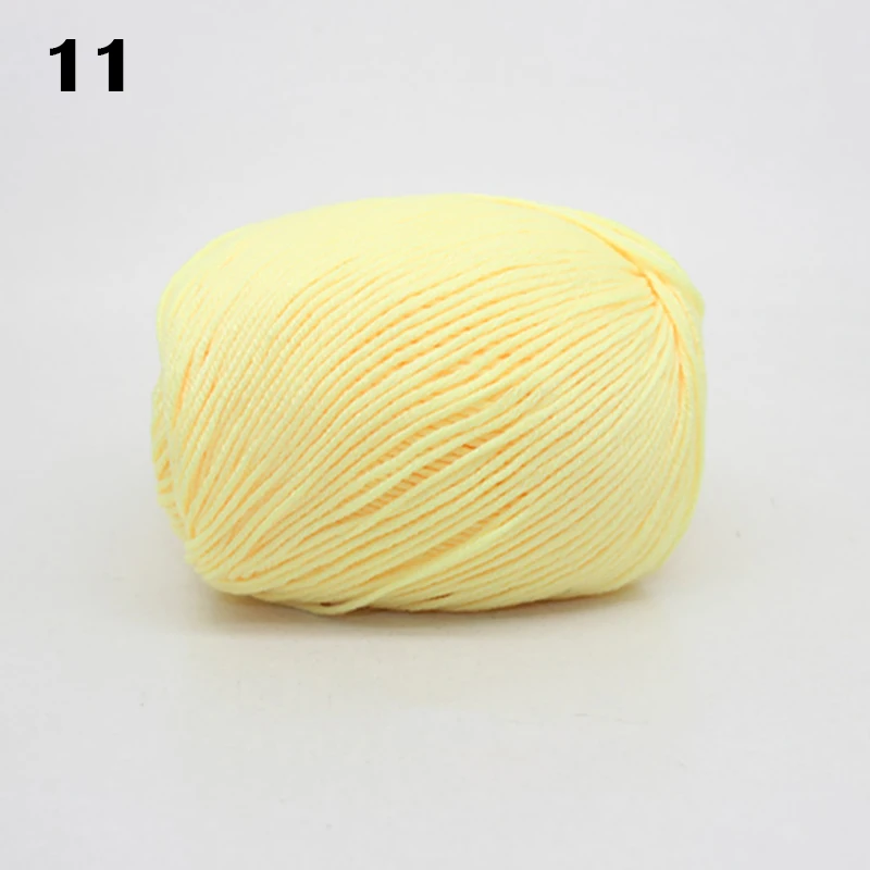 Мягкая натуральная гладкая детская кашемировая шелковая искусственная пряжа