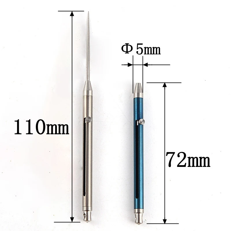 Держатель Для Зубочисток с пружинным нажимом из титанового сплава ульсветильник