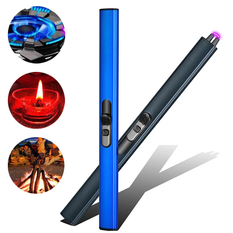 

NEW 1 Pieces USB Charging Arc Lighter Plasma Electric Pulse Lighters Kitchen Tools
