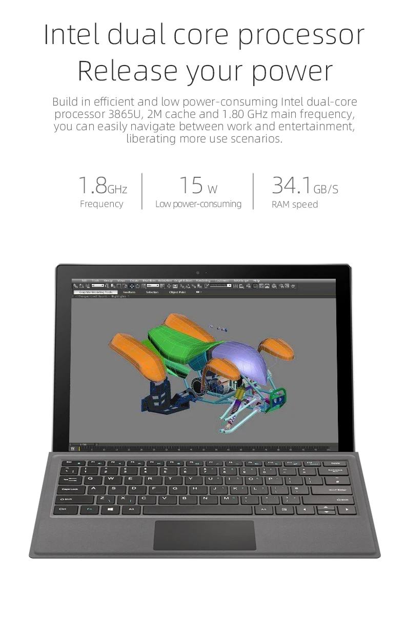 12,6 дюймов 2880*1920 Win10 VOYO Vbook i7 2 в 1 планшетный ПК Intel Двухъядерный 3865U 8G DDR 128/256G SSD Двойные камеры HDMI BT 4,0
