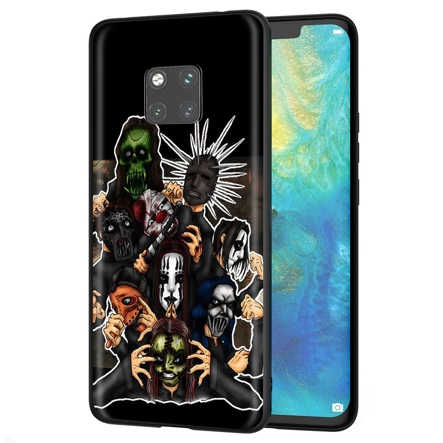 Силиконовый чехол YIMAOC Slipknot Clown Corey Taylor для Huawei Mate 10 P8 P9 P10 P20 Lite Pro P Y7 Y9 Smart Mini 2017 2018 |