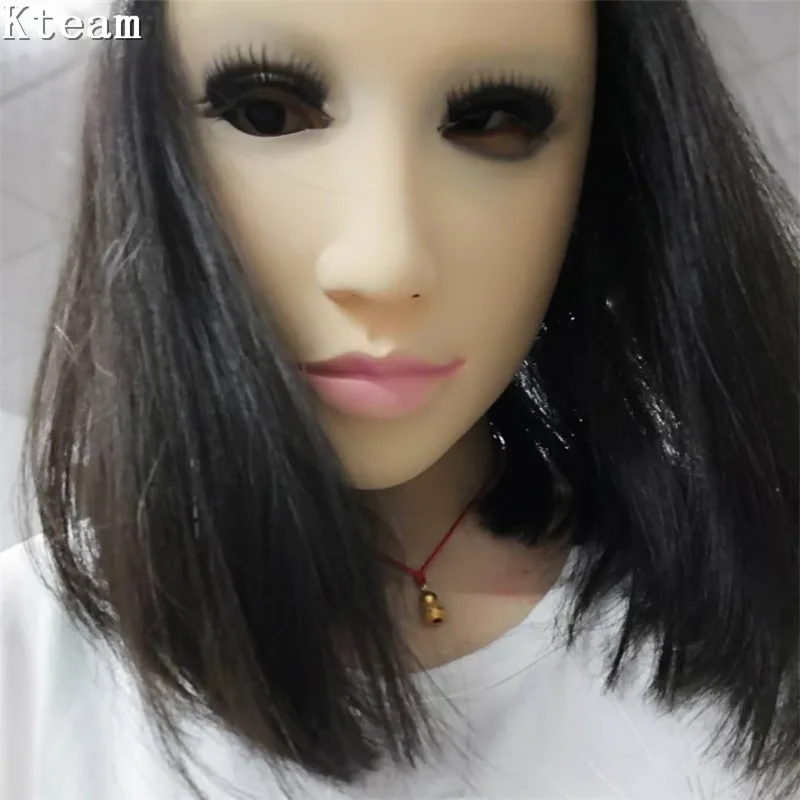 Новый Женский Маска Латекс Силиконовые Machina реалистичные человеческой кожи