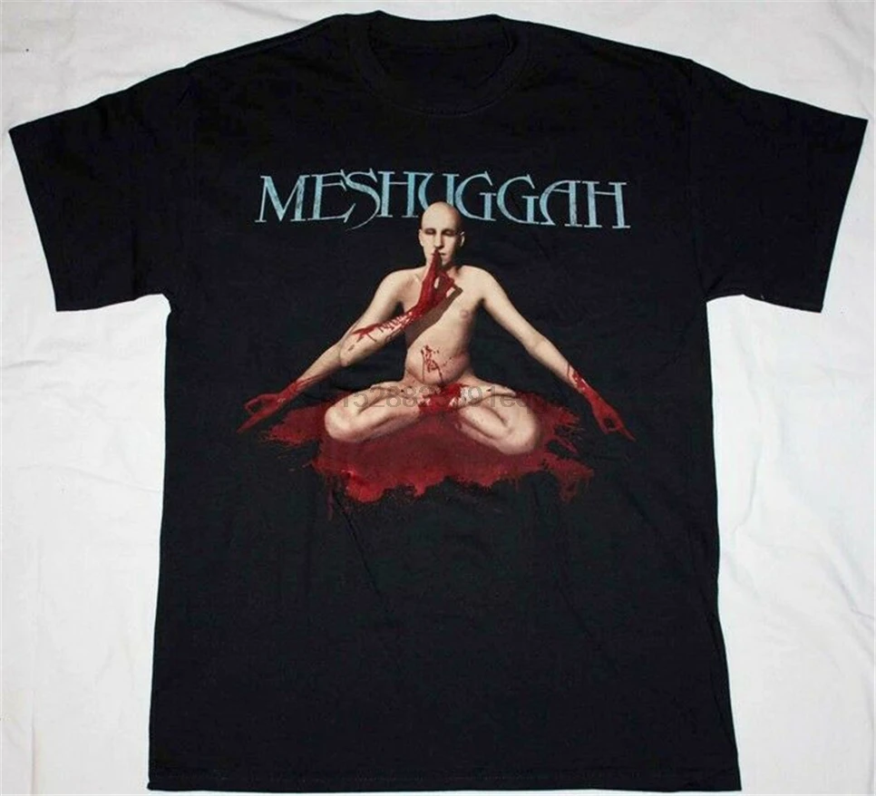 Футболка Meshuggah Obzen Djent из экстремального металла Sikth Tesseract Gojira новая черная