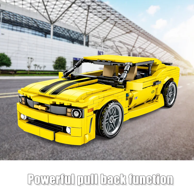 

558pcs Technic Car Sports Pull Back Model Building Blocks Technic City Car Bricks Creative Construction Toys for Boys Children