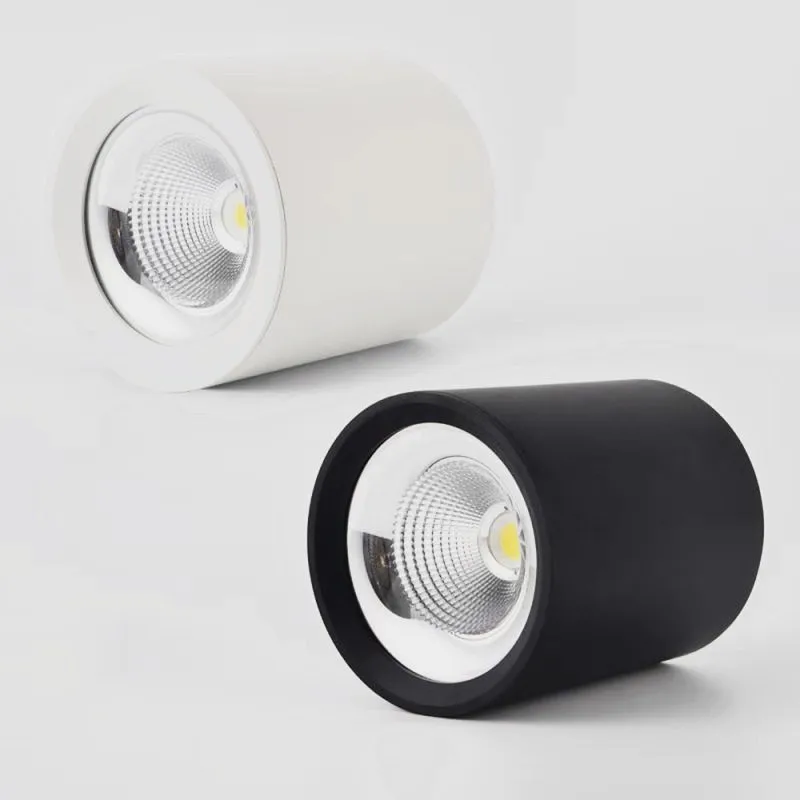 Цилиндрический светодиодный светильник с регулируемой яркостью COB 9 Вт/15 Вт/20 Вт