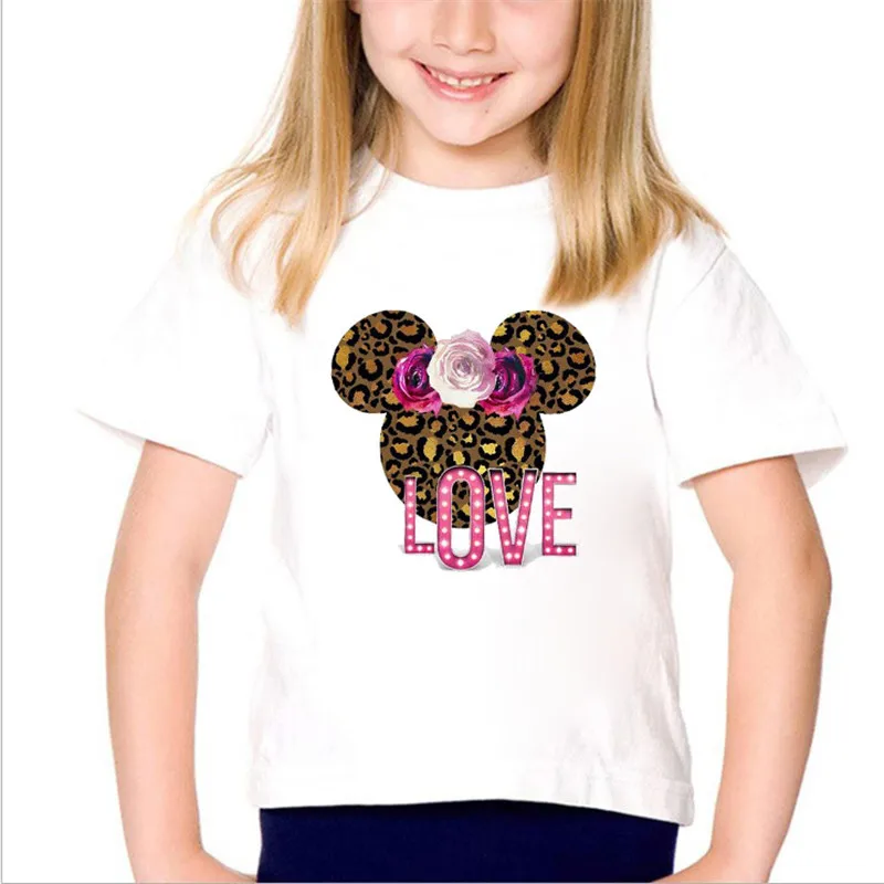 2019 детская футболка модные топы для девочек и мальчиков летняя Милая