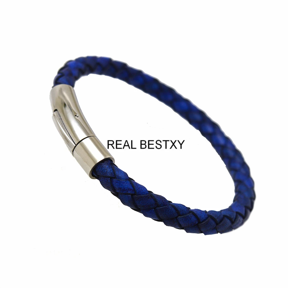 Браслет из натуральной кожи с гравировкой логотипа для мужчин и женщин |