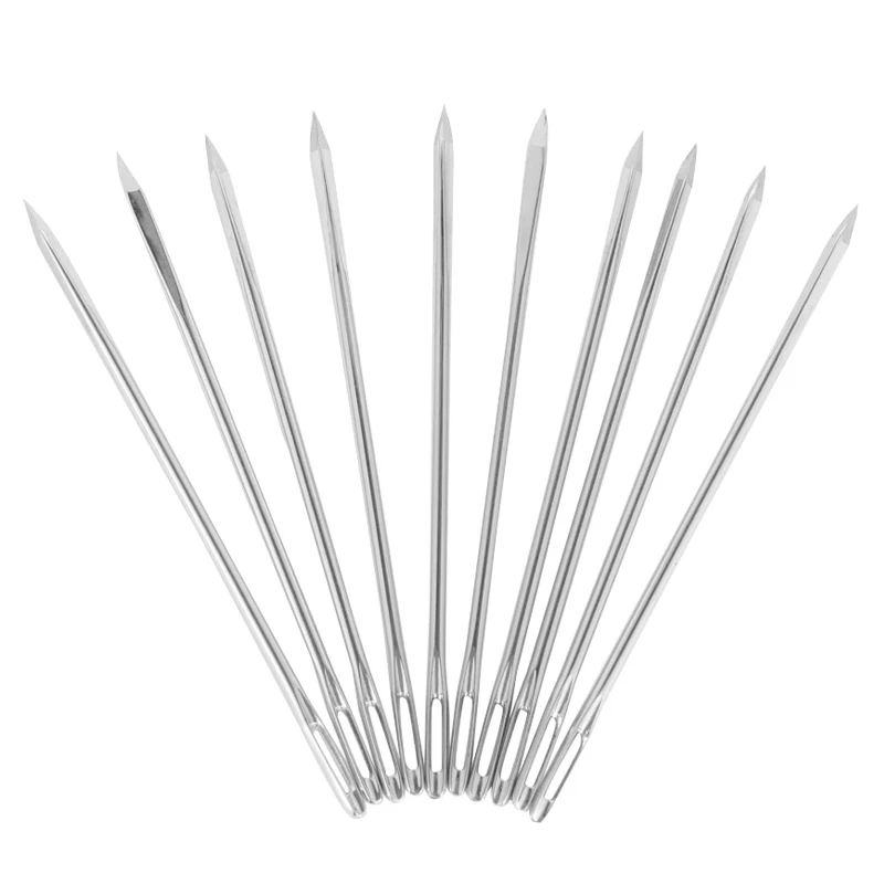 10 шт. кожаные треугольные иглы для шитья кожи|Швейные иглы| |