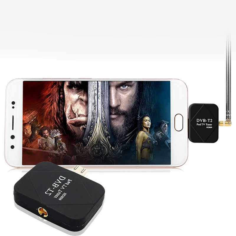 Популярный портативный USB DVB-T/T2 ТВ-тюнер приемник-ключ для смартфона Android |