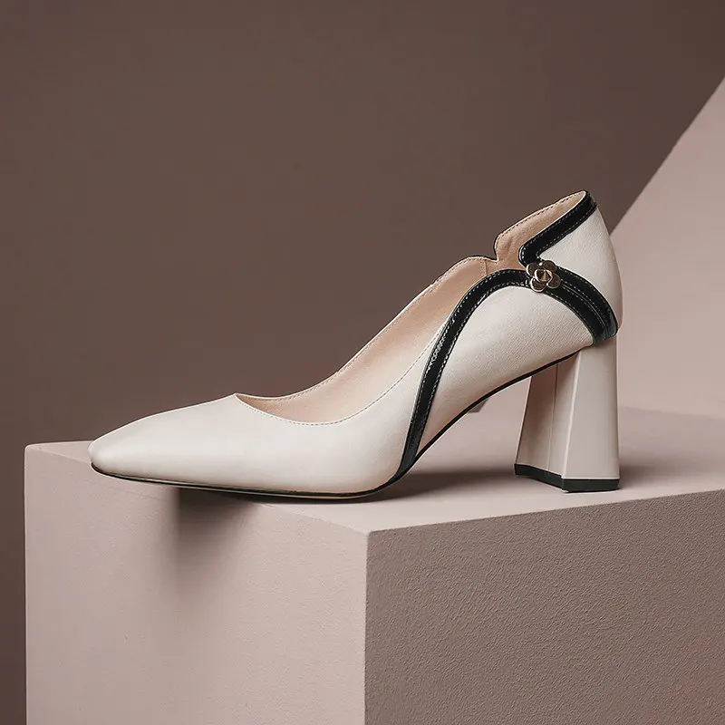 

Genuine leather sexy high heels party women shoes brand women high heel shoes high quality office ladies shoes