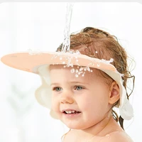 28ec kid shampoo adjustable baby shower hat hair washing shield for ears eyes baby bath visor for toddlers kids infants