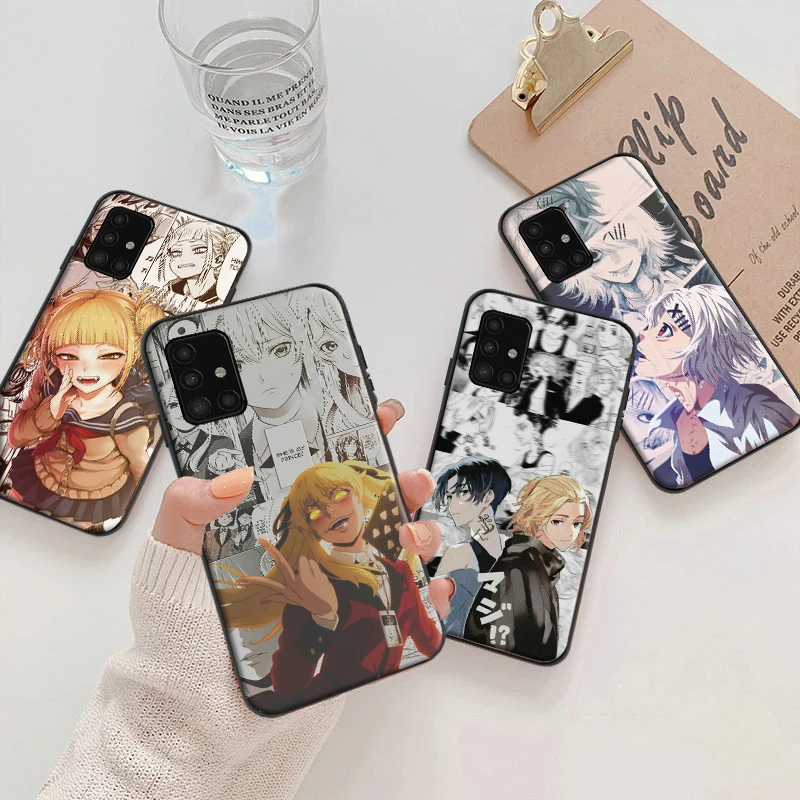 

Hot Japanese Anime Character Silicon Phone Case For Samsung Galaxy A51 A71 A52 A72 4G 5G Carcasa Funda Soft TPU Customized Cover