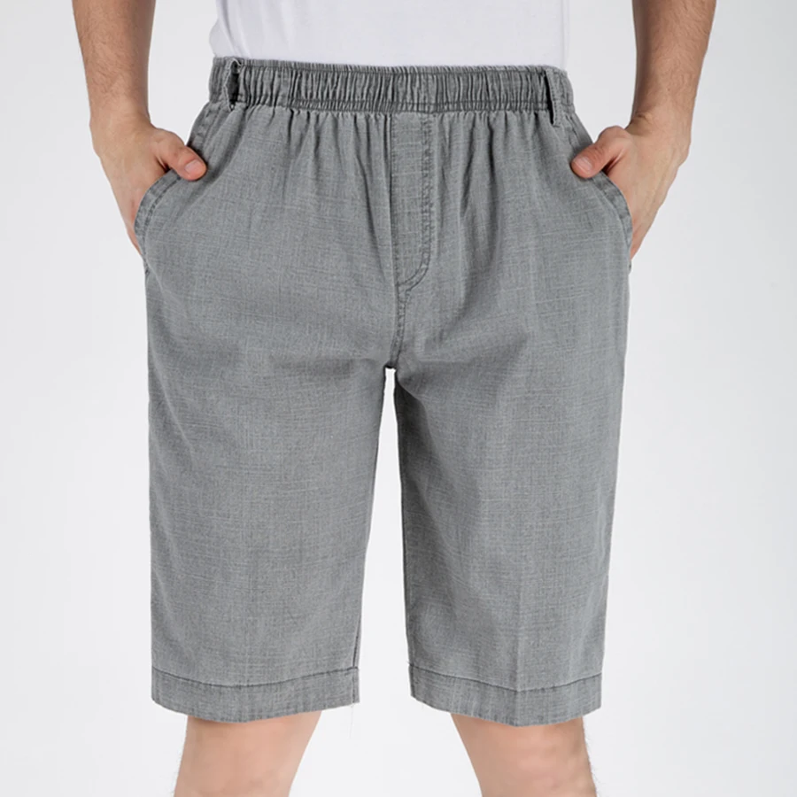 

Summer Casual Shorts Men Linen Loose Men's Sportswear Short Sweatpants Jogger Breathable Trousers Boardshorts Man Plus Size 5XL