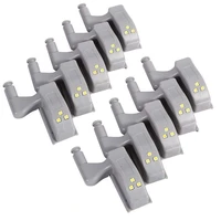 10Pcs Lot Cabinet Hinge LED Sensor Light For Wardrobe Cupboard Home Kitchen Door Closet Cool Warm White Lamp