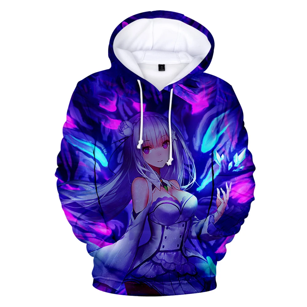 

Hot3D printing Game Re ZERO 3D Hoodies sweatshirts novelty Boys/girls long sleeve autumn warm pullovers in kids Men/women Coats