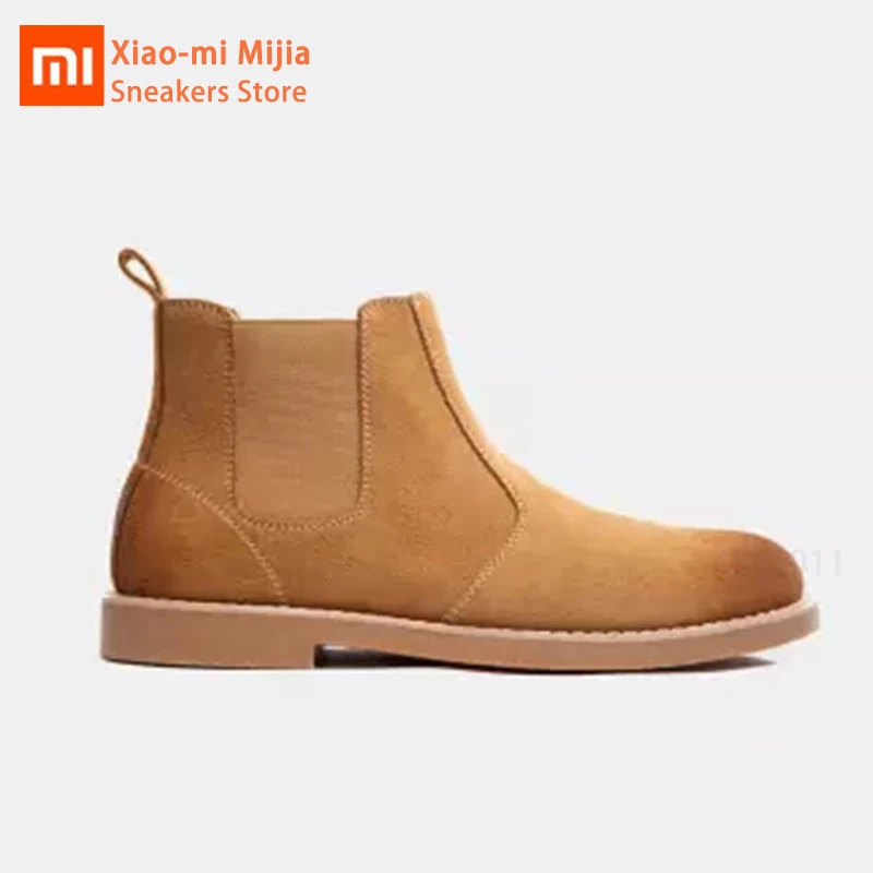 Xiaomi Mijia/мужские ботинки обувь из натуральной кожи ботильоны высокое качество