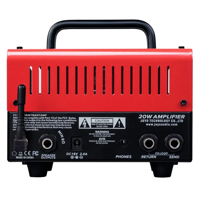 JOYO BantamP JACKMAN Dual Channel Hybrid Guitar Amplifier Tube Head with Bluetooth for Electronic 20 Watt Preamp | Спорт и