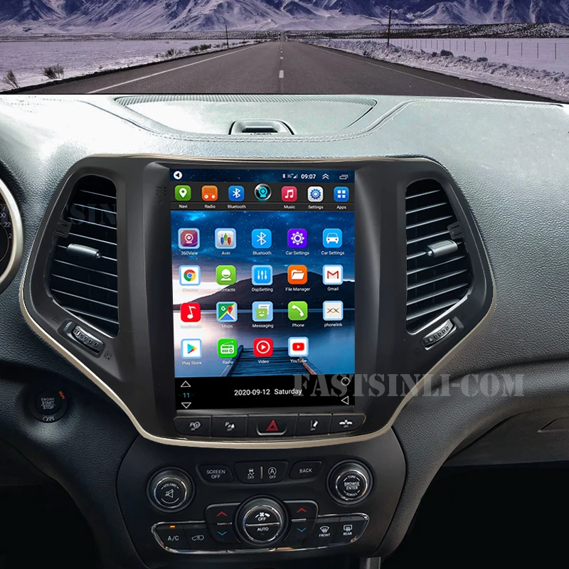 Вертикальный экран Android автомобильный DVD мультимедийный плеер GPS аудио