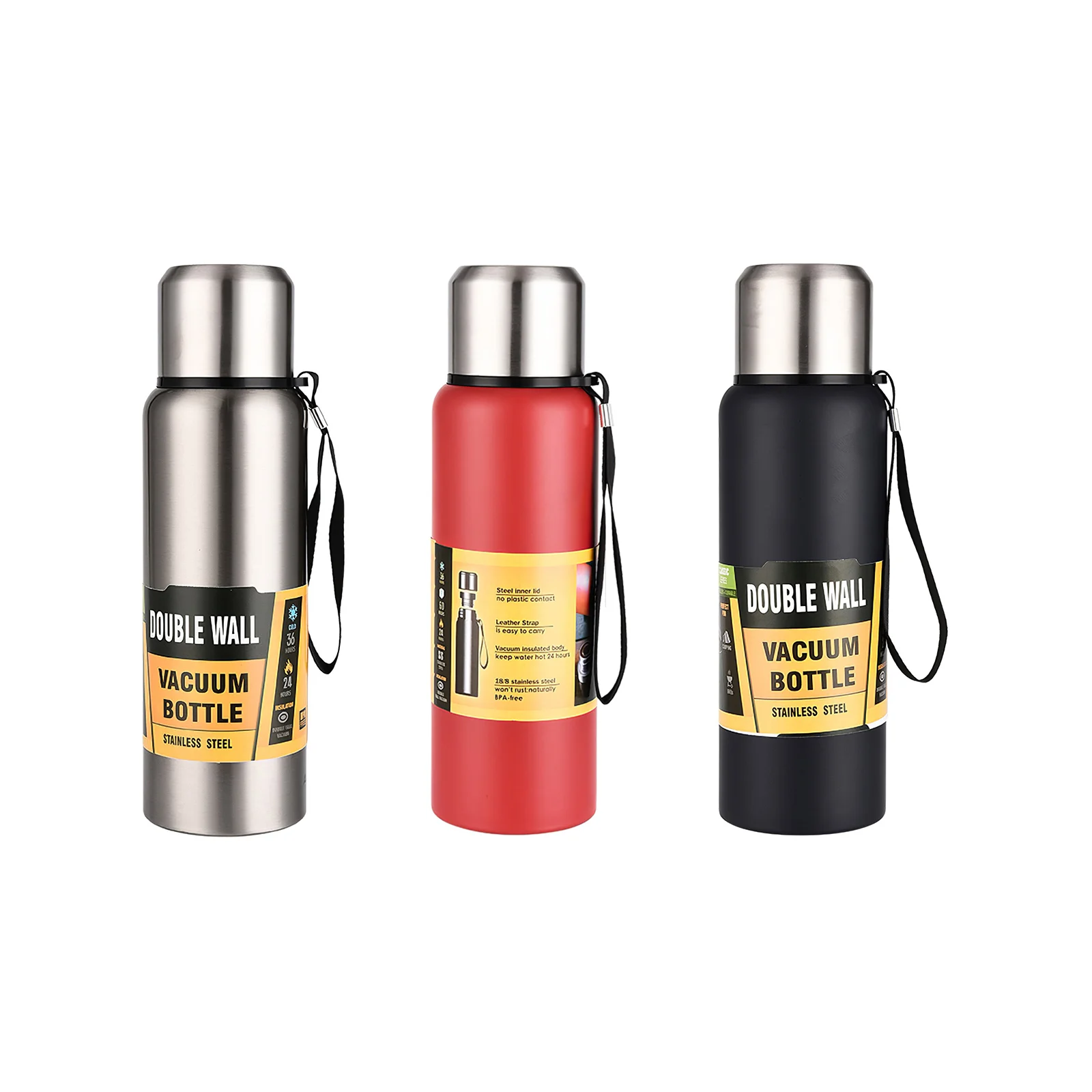 

Outdoor 1000ml Insulation Male And Female Portable Students High-End Simple Bottle Creative Personalized Trend Bulk Tea Cup