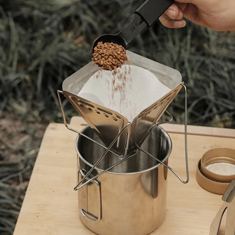 Уличный держатель для фильтра кофе из нержавеющей стали фотофильтры капельница