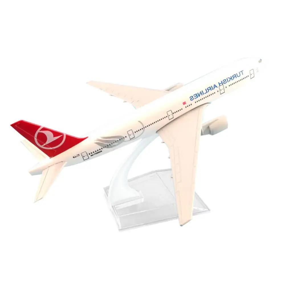 

1/400 16cm Turkish Airliner 777 Plane Aircraft Airplane Model Kids Gift Souvenir Desktop Decor Ornaments For Kids Boys