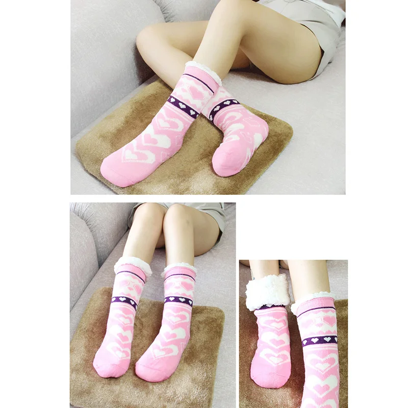 Очень теплые флисовые Носки для дома и офиса эластичные удобные толстые зимние