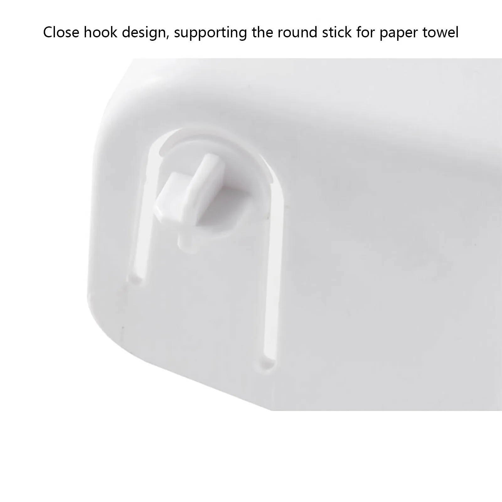 

1pc Kitchen Multifunctional Storage Rack Cling Film Storage Rack Wall-mounted Kitchen Roll Holder With Aluminum Foil Cutter#W