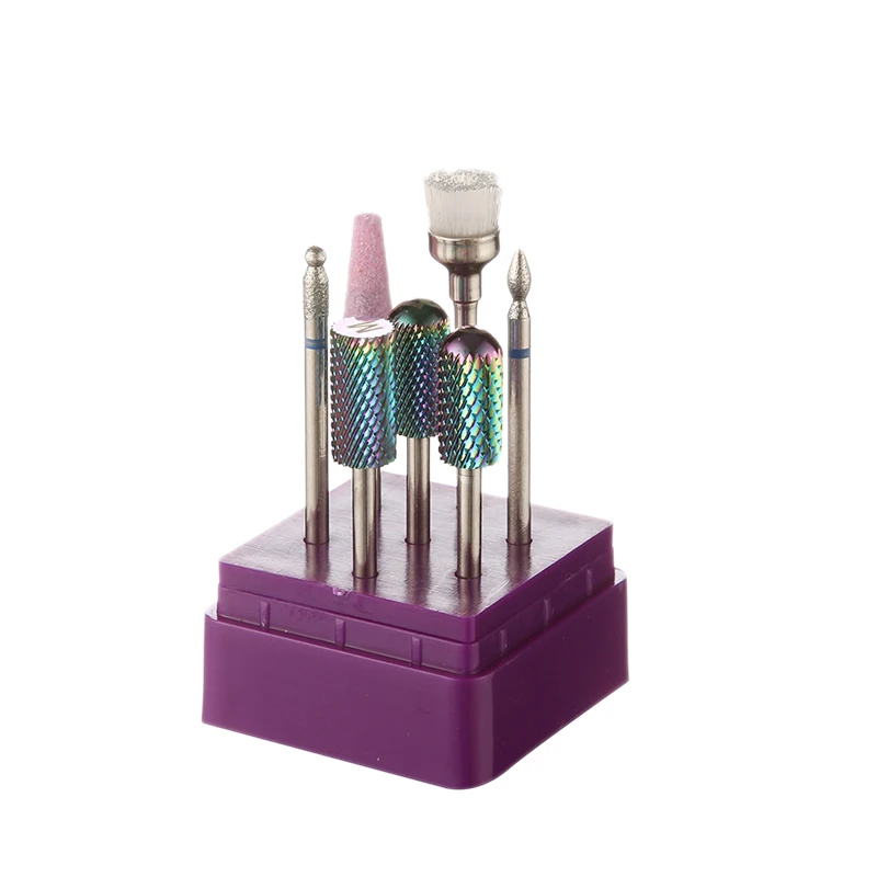 Новинка набор шлифовальных головок для ногтей из вольфрамовой стали 7 комплектов